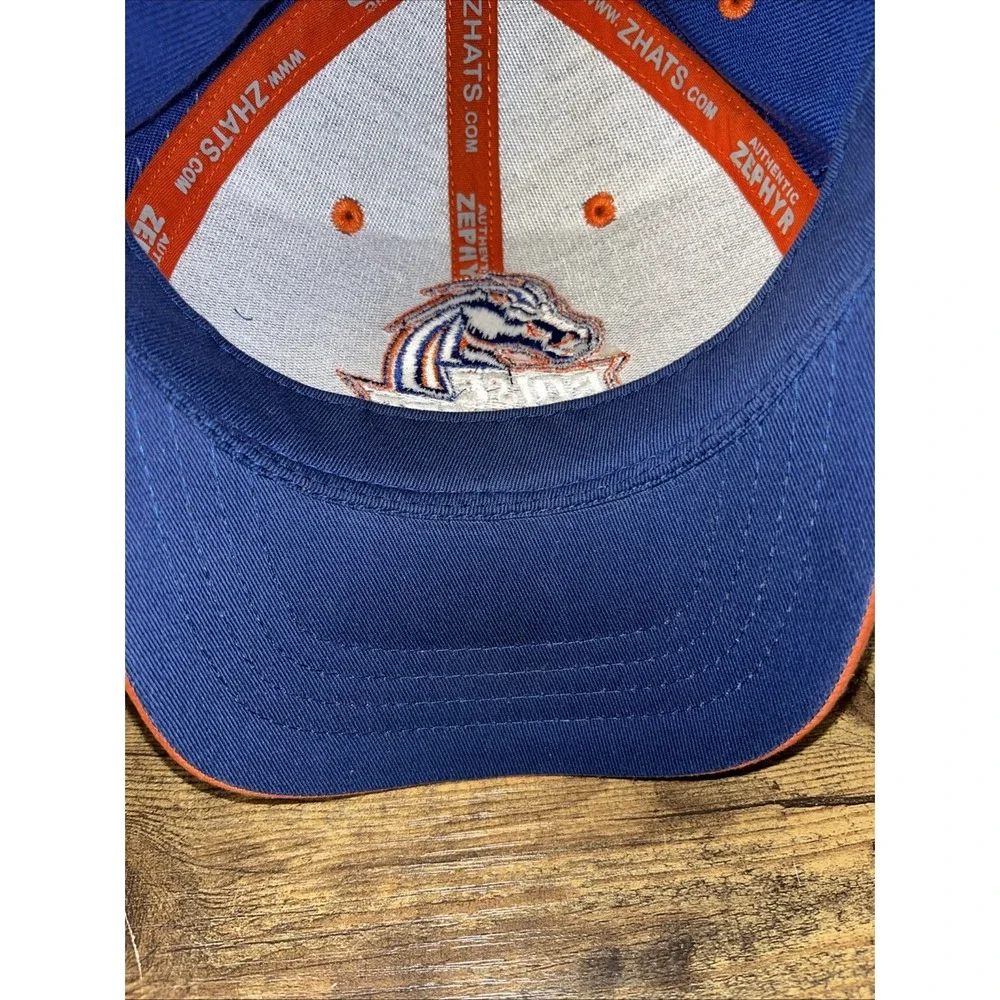 Boise State Fitted Hat Authentic Zephyr Pro Image Size‎ 7 3/8
